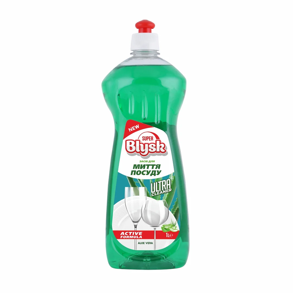 Засіб для миття посуду Super Blysk Aloe vera, 1000мл